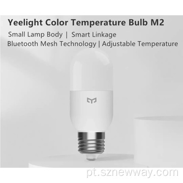 Lâmpada LED inteligente Yeelight 4W lâmpada de temperatura de cor